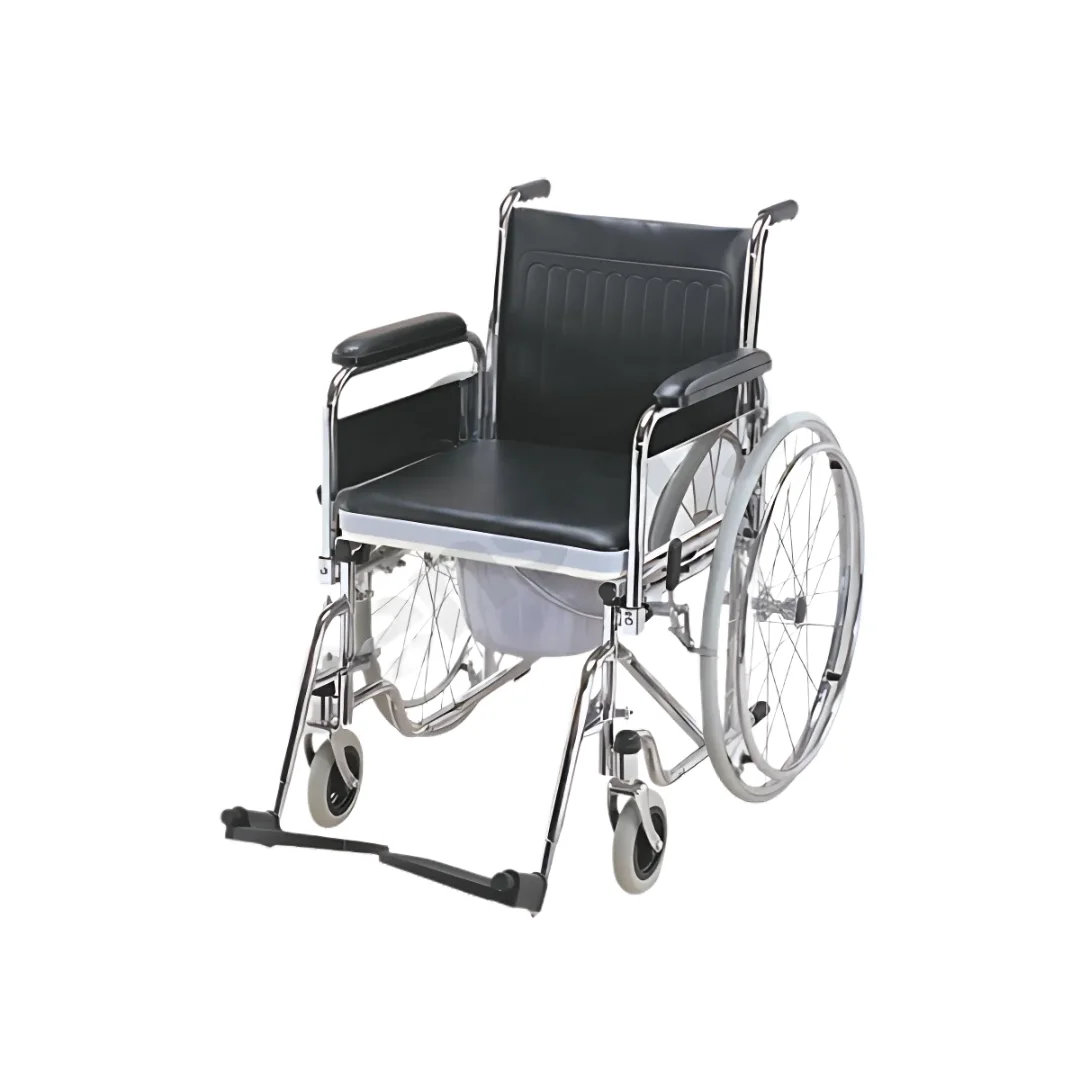 SSP 681 Wheel Chair Folding (Commode)